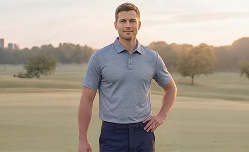 Golf polo garment